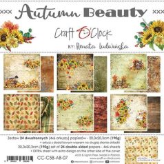  Craft O'Clock Scrapbook papírkészlet 8" (20 cm) - Autumn Beauty - Paper Collection Set (1 csomag)