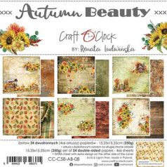   Craft O'Clock Scrapbook papírkészlet 6" (15 cm) - Autumn Beauty - Paper Collection Set (1 csomag)