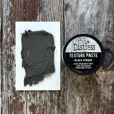 Ranger Textúra paszta - Black Opaque - Texture Paste - Tim Holtz Distress (1 db)