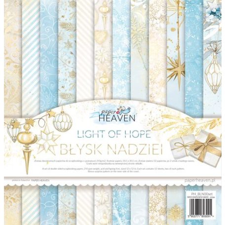 Paper Heaven Papírkészlet 12" (30 cm) - Light of Hope - Paper Collection (12 lap)