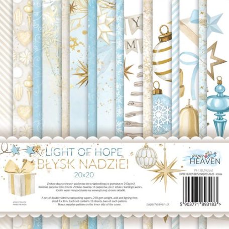 Paper Heaven Papírkészlet 8" (20 cm) - Light of Hope - Paper Collection (1 csomag)