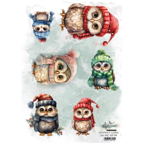 Alchemy of Art Rizspapír A4 - Merry Christmas - 4 - Rice Paper (1 ív)