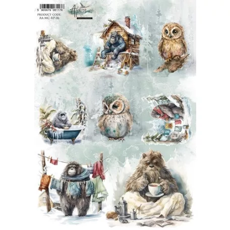 Alchemy of Art Rizspapír A4 - Merry Christmas - Rice Paper (1 ív)