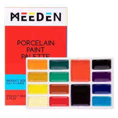   Meeden Porcelán paletta 14 rekeszes - Porcelan Paint Palette (1 db)