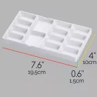 Meeden Porcelán paletta 14 rekeszes - Porcelan Paint Palette (1 db)