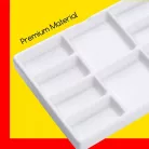 Meeden Porcelán paletta 14 rekeszes - Porcelan Paint Palette (1 db)