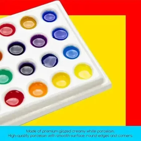 Meeden Porcelán paletta 24 rekeszes - Porcelan Paint Palette (1 db)