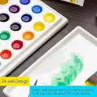 Meeden Porcelán paletta 24 rekeszes - Porcelan Paint Palette (1 db)