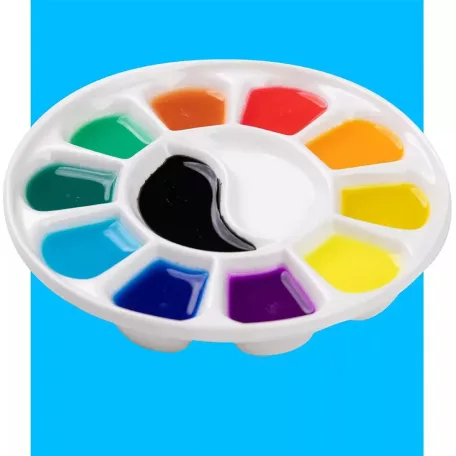 Meeden Porcelán paletta 12 rekeszes - Porcelan Paint Palette (1 db)