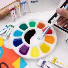 Meeden Porcelán paletta 12 rekeszes - Porcelan Paint Palette (1 db)