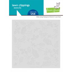   Lawn Fawn Stencil LF3265 - winter sprigs - Lawn Clippings Stencils (1 csomag)