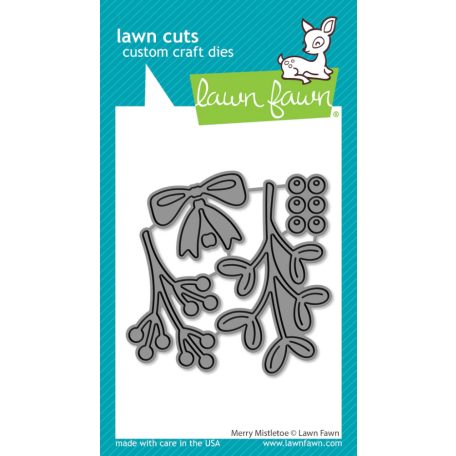 Lawn Fawn Vágósablon LF3256 - merry mistletoe - Lawn Cuts (1 csomag)
