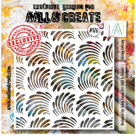 AALL & CREATE Stencil 6" (15 cm) - Bloopy Galoopy (1db)
