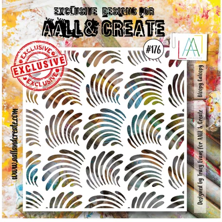 AALL & CREATE Stencil 6" (15 cm) - Bloopy Galoopy (1db)