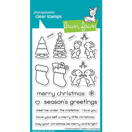 Lawn Fawn Szilikonbélyegző LF3223 - christmas before 'n afters - Clear Stamps (1 csomag)