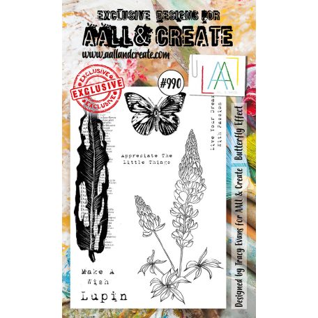 AALL & CREATE Szilikonbélyegző A6 - Butterfly Effect - Stamp Set (1 db)