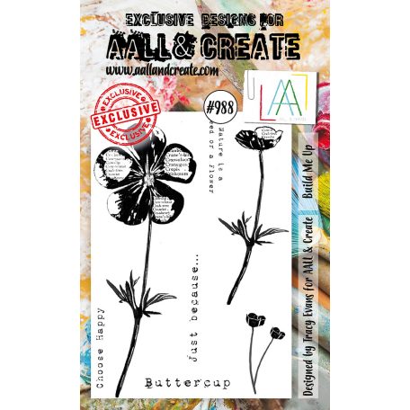 AALL & CREATE Szilikonbélyegző A6 - Build Me Up - Stamp Set (1 db)