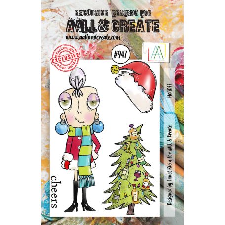 AALL & CREATE Szilikonbélyegző A7 - HoliDEE - Stamp Set (1 db)