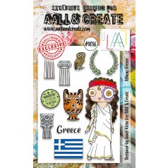   AALL & CREATE Szilikonbélyegző A6 - Athens Greece - Stamp Set (1 db)