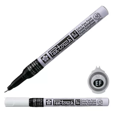 Sakura Lakkfilc (0.7 mm) - Black - Extra Fine - Pen-touch (1 db)