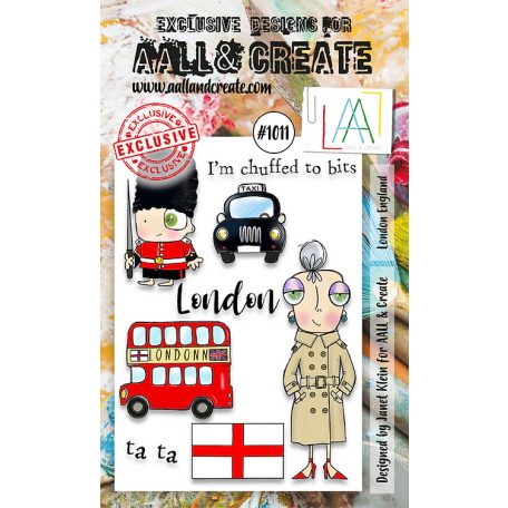 AALL & CREATE Szilikonbélyegző A6 - London England - Stamp Set (1 db)