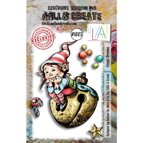 AALL & CREATE Szilikonbélyegző A7 - Jingle Dreams - Stamp Set (1 db)