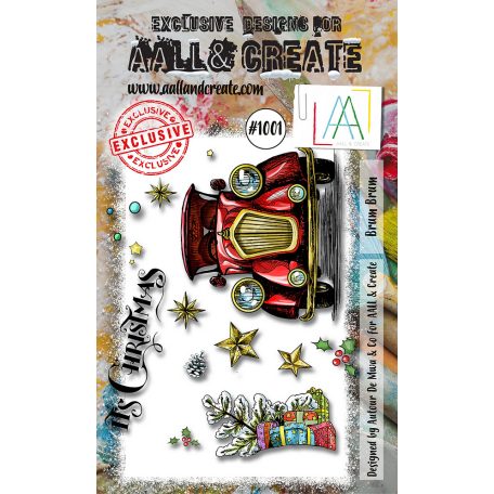 AALL & CREATE Szilikonbélyegző A6 - Brum Brum - Stamp Set (1 db)