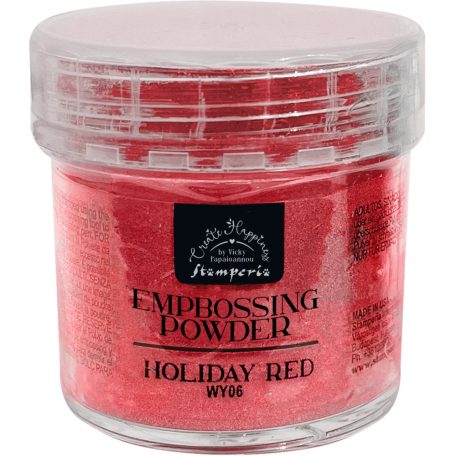 Stamperia Domborítópor - Holiday Red - Create Happiness - Embossing Powder (1 db)