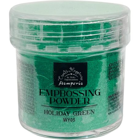 Stamperia Domborítópor - Holiday Green - Create Happiness - Embossing Powder (1 db)