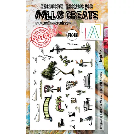 AALL & CREATE Szilikonbélyegző A6 - Fresh Air - Stamp Set (1 db)