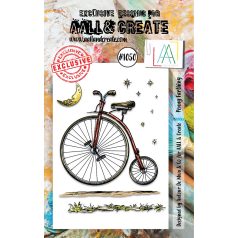   AALL & CREATE Szilikonbélyegző A7 - Penny Farthing - Stamp Set (1 db)