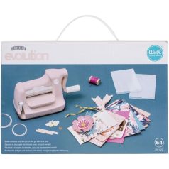   WRMK Mini Vágó- és domborítógép - Pink - Mini Evolution Starter Kit (1 csomag)