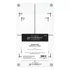   Spellbinders Átlátszó alátét - Replacement Platen - BetterPress (1 db)
