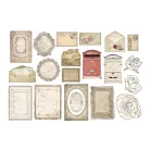 Stamperia Kivágatok - öntapadós - Letters - Create Happiness Christmas - Ephemera (1 csomag)