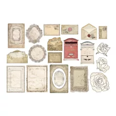   Stamperia Kivágatok - öntapadós - Letters - Create Happiness Christmas - Ephemera (1 csomag)