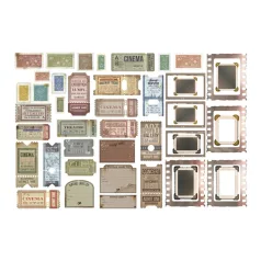   Stamperia Kivágatok - öntapadós - Tickets - Create Happiness Christmas - Ephemera (1 csomag)