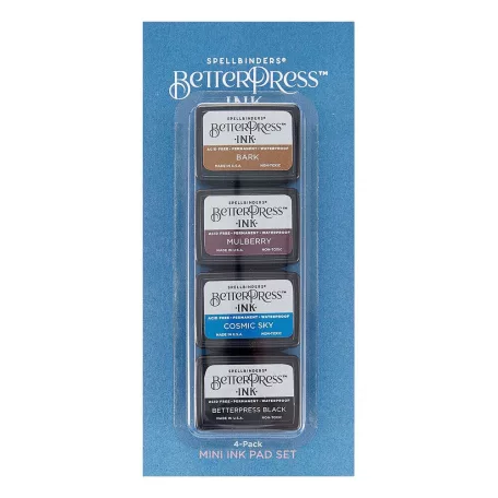Spellbinders Tintapárna készlet Ink Regal Tones Mini Set - BetterPress (4 db)