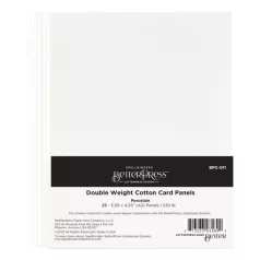   Spellbinders Képeslapalap Magasnyomtatás technikához 4.25x5.5 Inch - Porcelain - BetterPress (25 db)