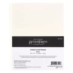   Spellbinders Papír Magasnyomtatás technikához 8 1/2 x 11 Inch - Bisque - BetterPress (25 ív)