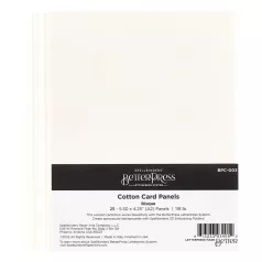   Spellbinders Papír Magasnyomtatás technikához 4.25x5.5 Inch - Bisque - BetterPress (25 ív)