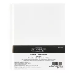   Spellbinders Papír Magasnyomtatás technikához 4.25x5.5 Inch - Porcelain - BetterPress (25 ív)