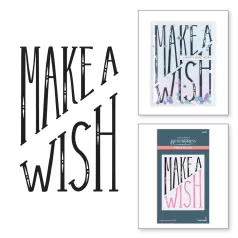   Spellbinders Préslap - Diagonal Make a Wish - BetterPress (1 db)