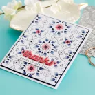 Spellbinders Préslap és vágósablon - Floral View - BetterPress (1 db)