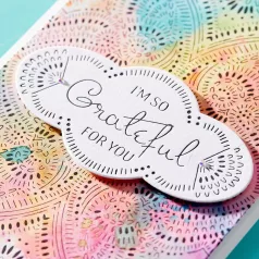   Spellbinders Préslap és vágósablon - So Grateful for You - BetterPress (1 db)