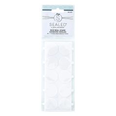   Spellbinders Kétoldalas ragasztó viaszpecsétekhez - Wax Seal Adhesive Circles - Wax Bead (50 db)