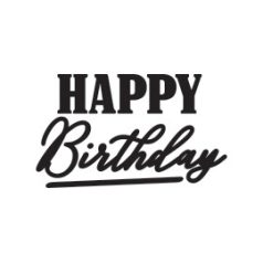   Aladine Viaszpecsét fej 20 mm - Boldog születésnapot - Happy Birthday (English) - Wax Seal (1 db)