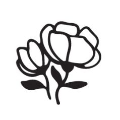   Aladine Viaszpecsét fej 20 mm - Virág - Flower - Wax Seal (1 db)