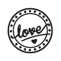   Aladine Viaszpecsét fej 20 mm - Szerelem - Love (English) - Wax Seal (1 db)