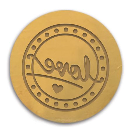 Aladine Viaszpecsét fej 20 mm - Szerelem - Love (English) - Wax Seal (1 db)