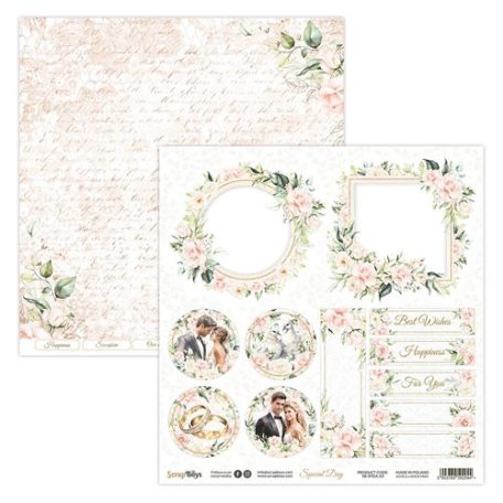 ScrapBoys Scrapbook papírkészlet 6" (15 cm) - Special Day - Paper Pad (24 lap)
